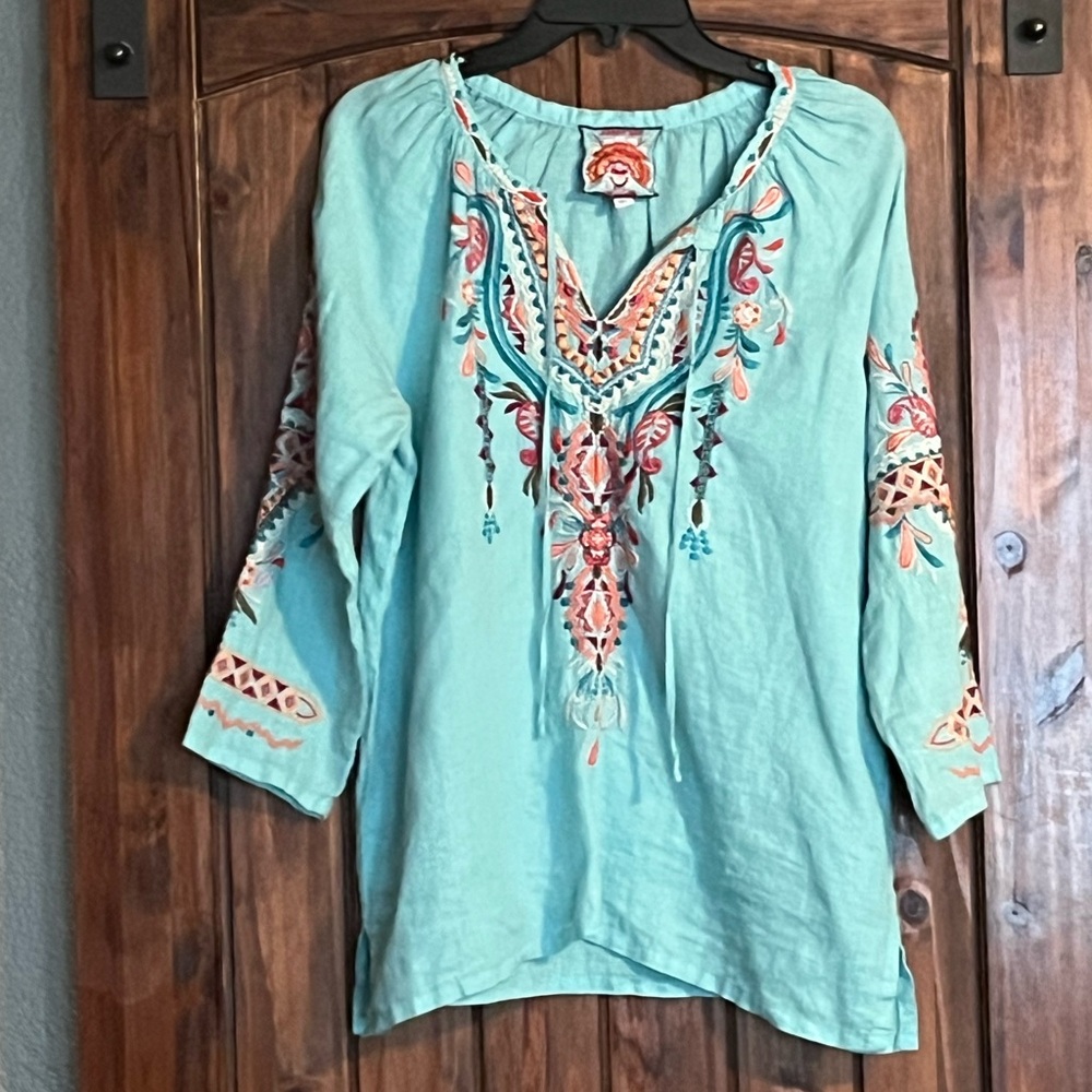 Johnny Was Embroidered Tunic